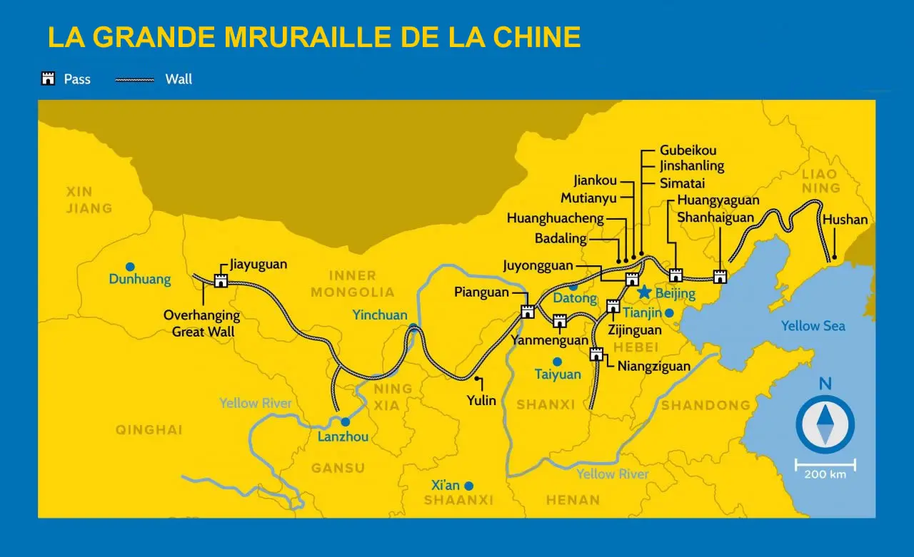 La grande muraille Chine La grande muraille Chine