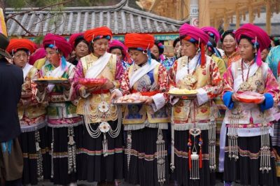 Femmes tibetaines Yunnan Chine