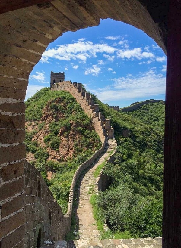 Muraille de Chine à Jingshanlin Pekin