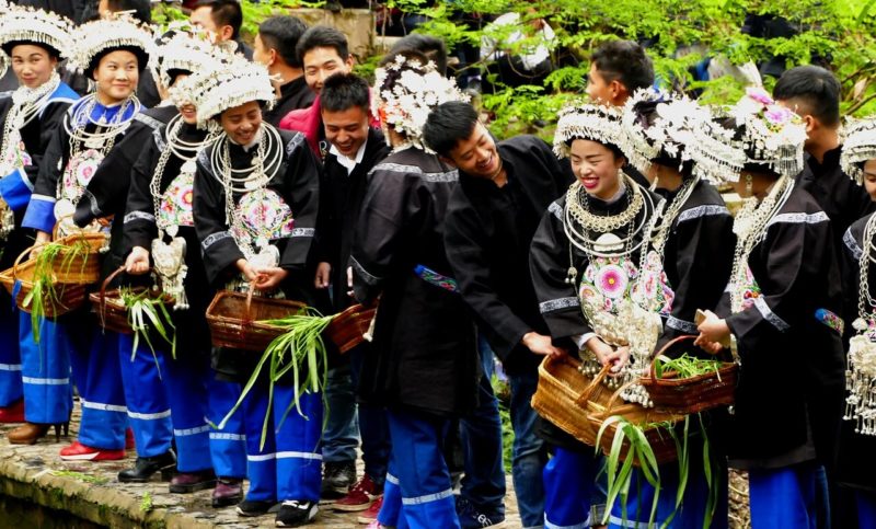 Fete des ethnies minoritaires Guizhou Chine