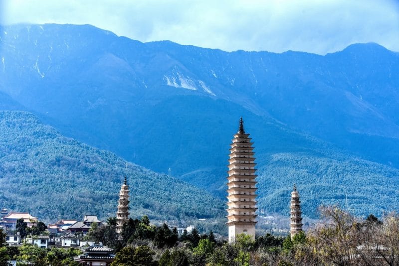 Trois pagodes Dali Chine