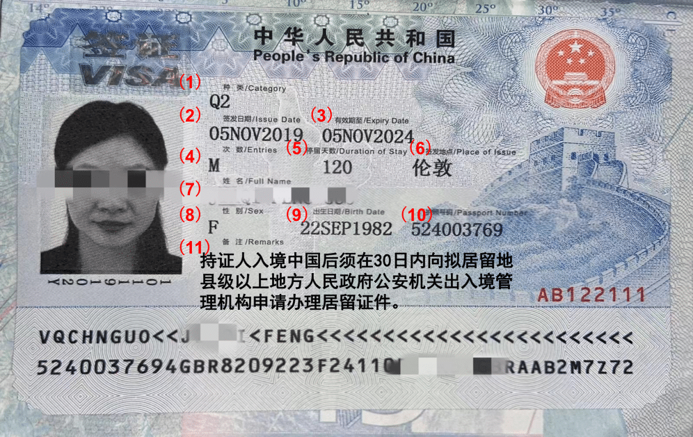 Visa chine