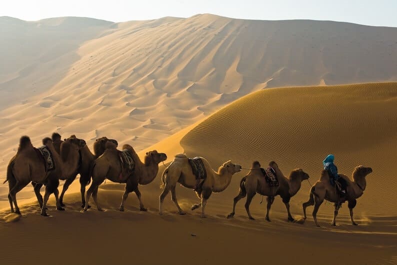 Desert-badain jaran Gansu Chine