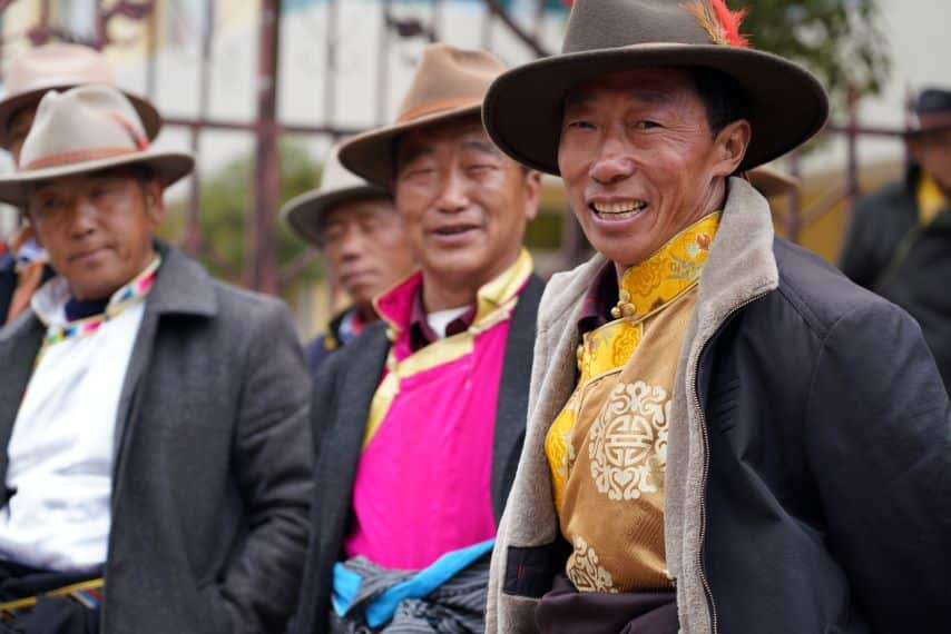 Homme tibetain Shangrila Yunnan