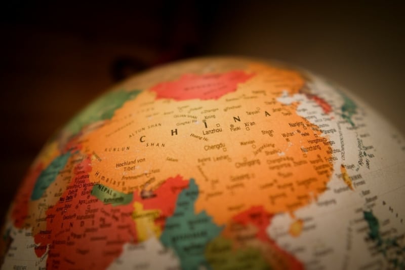 globe terrestre Chine