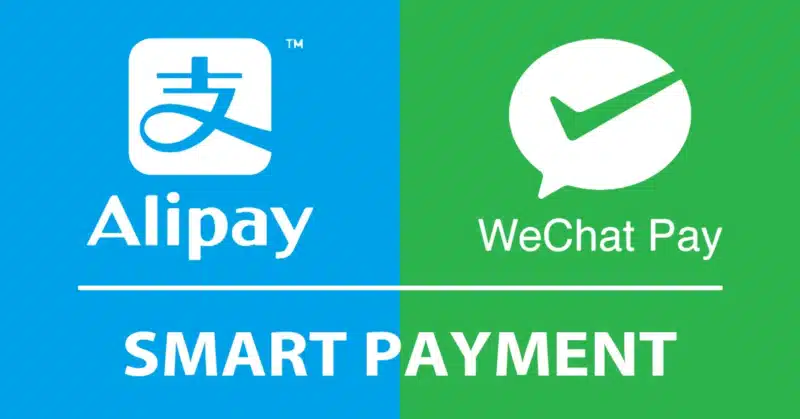 Alipay et Wechat pay payer en chine